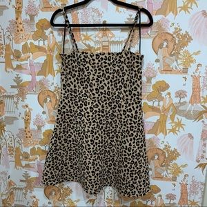 Cute H&M Animal Print Mini Dress 🐆
